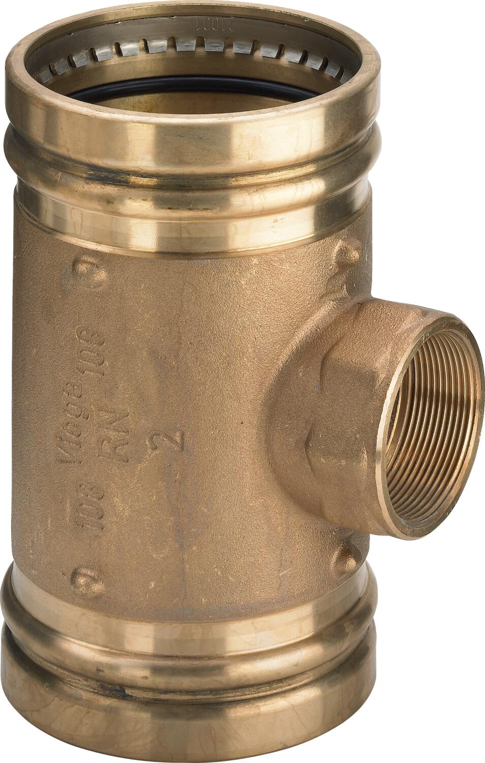 viega Press t-rör in cu 88,9x2x88,9 viega
