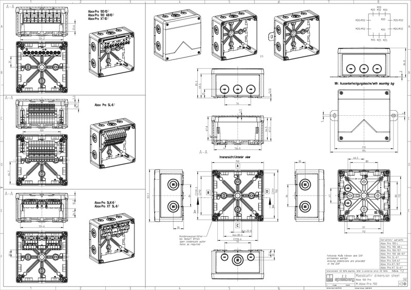 spelsberg Junction box industrial abox pro 100-10mm2/sw black