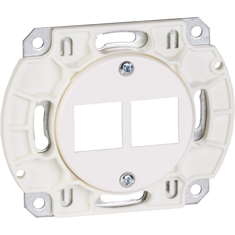 schneider electric Centreplate robust double actass white
