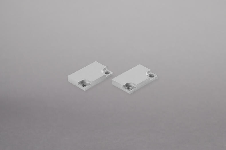 hide-a-lite End plate pääty u-kiskoon matala alu