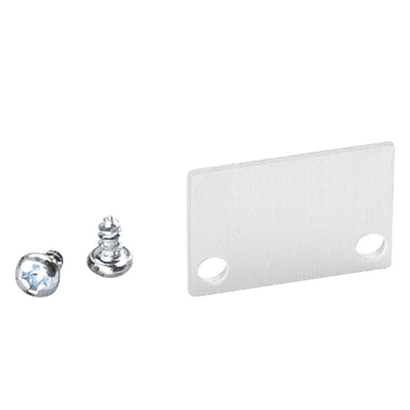 hide-a-lite End plate pääty u-kiskoon matala alu