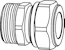 imi ta Puserrusliitin uk ta 15x3/8 ta53333-215 kromi