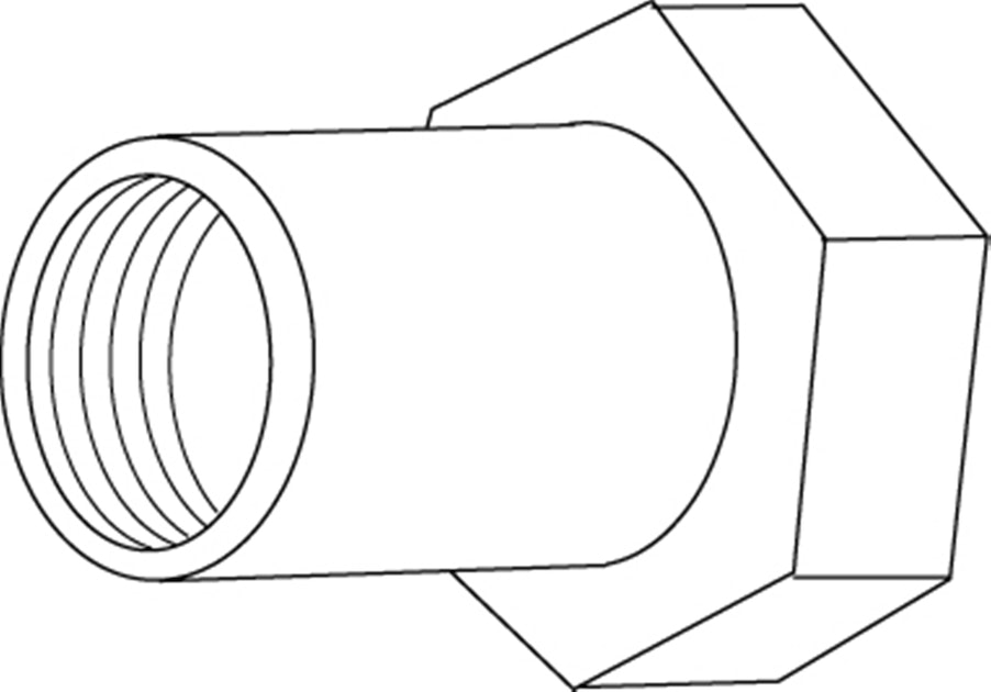 KOPPLING FÖR REGULATOR TA 3/4 IG MUTTER TA DA516