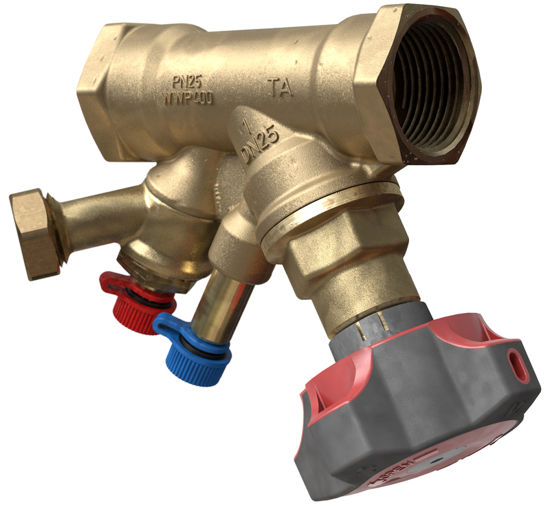 BALANCING VALVE STAD TA STAD NORDIC G50 PN25 W DRAIN