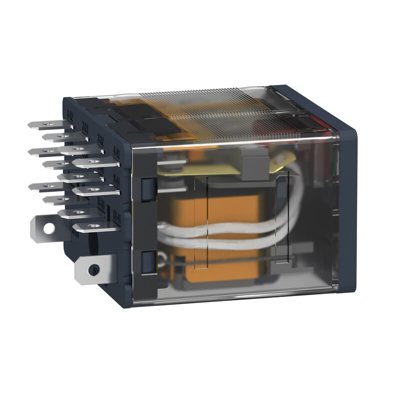 schneider electric Kopplingsrelä rpm 24vac 4c/o 15a led