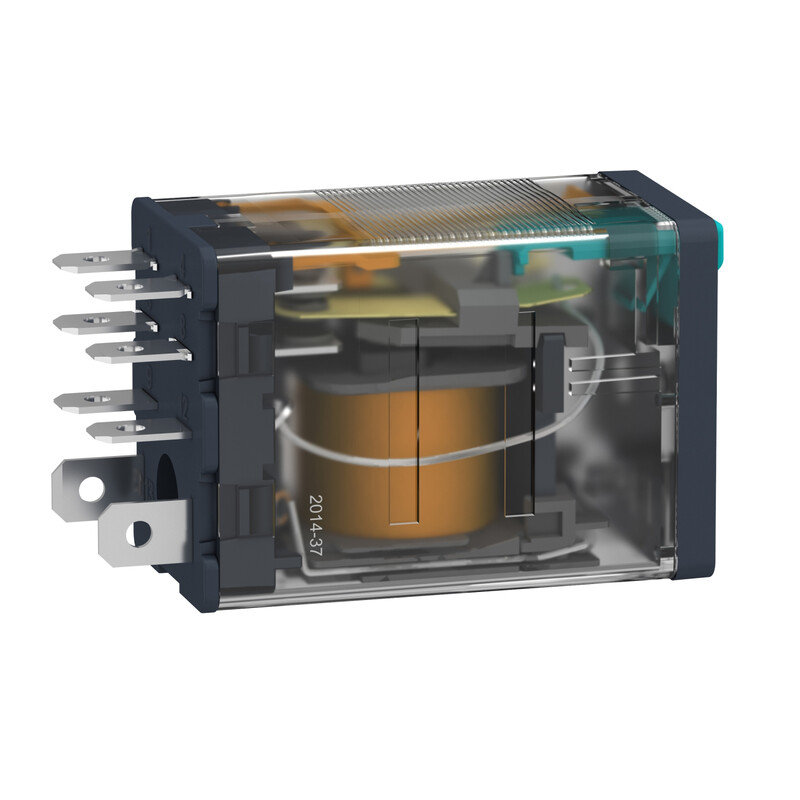 schneider electric Kopplingsrelä rpm 12vdc 2c/o 15a led