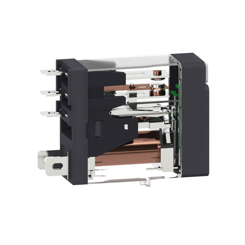 schneider electric Plug-in relay 120vac 1 c/o 10a led