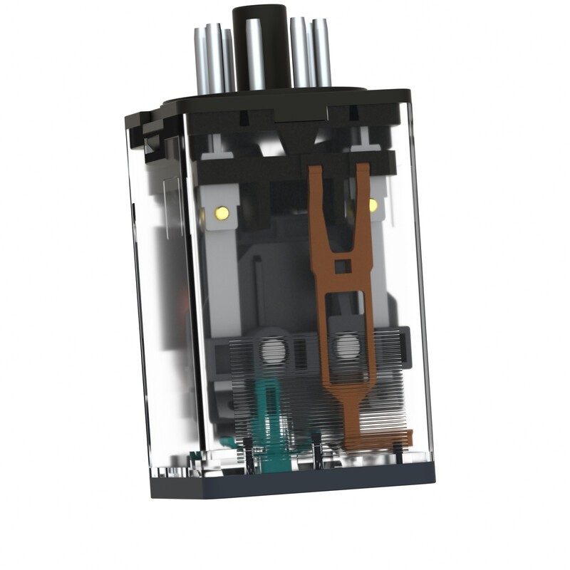 schneider electric Kopplingsrelä zelio 12vdc 3c/o 10a, 11pole led
