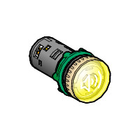 schneider electric Ljus-/ljudenhet gul 230/240vac