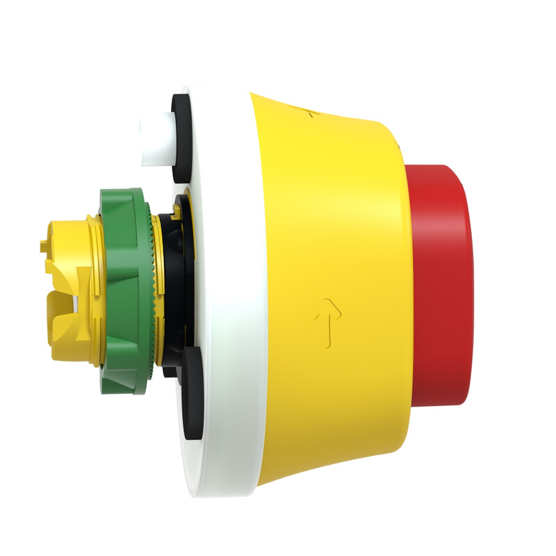 schneider electric Hätä-/seis painike harmony punainen led kv 24vacdc