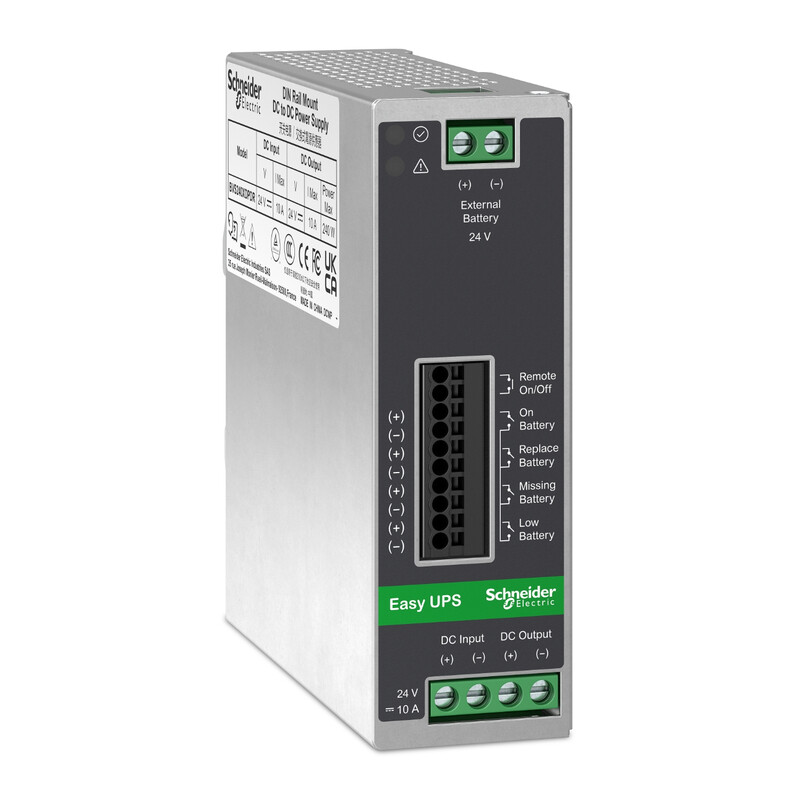 schneider electric Ups-device online easy ups bvs-pdr din 480w 20a 24vdc