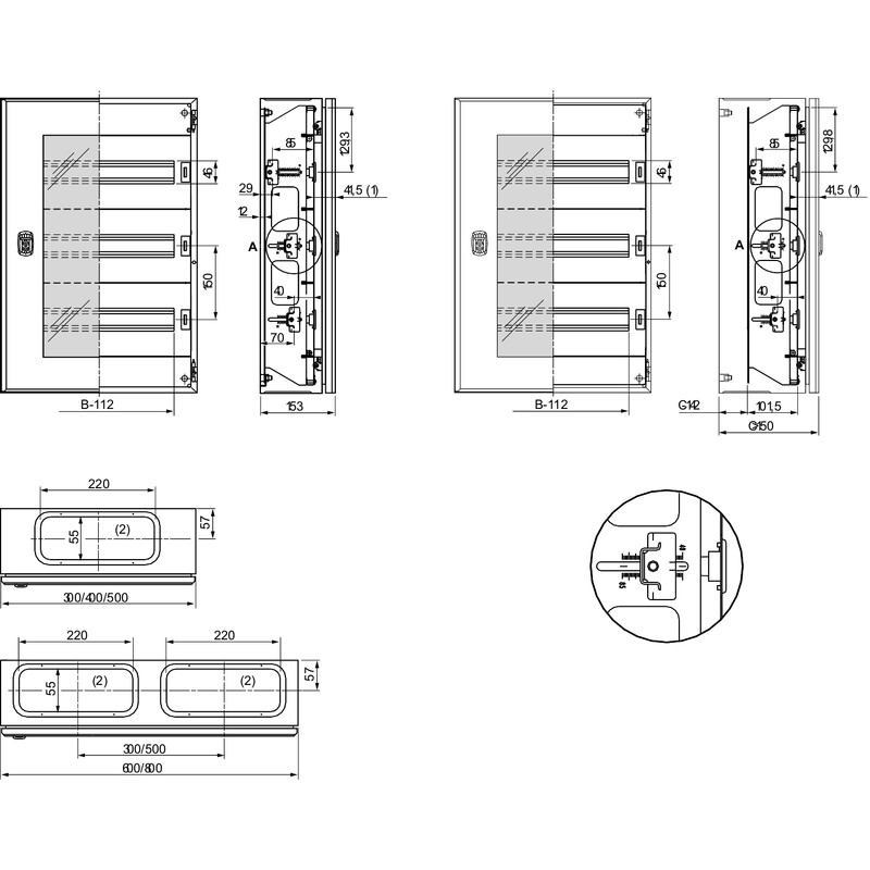 schneider electric Din-skena platta norminsats 66 mod dlm s3d