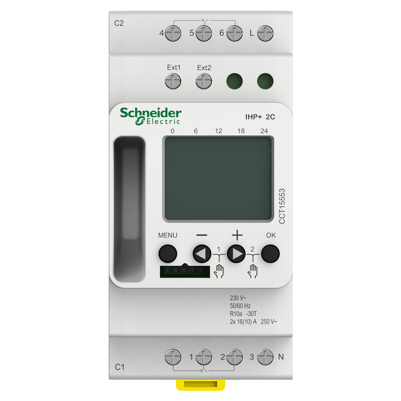schneider electric Kellokytkin acti 9 ihp+ 2c (24h/7d) smartw