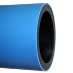 PRESSURE PIPE RC ROBUST BLUE 140x8,3 6m PN10 PE100 SDR17