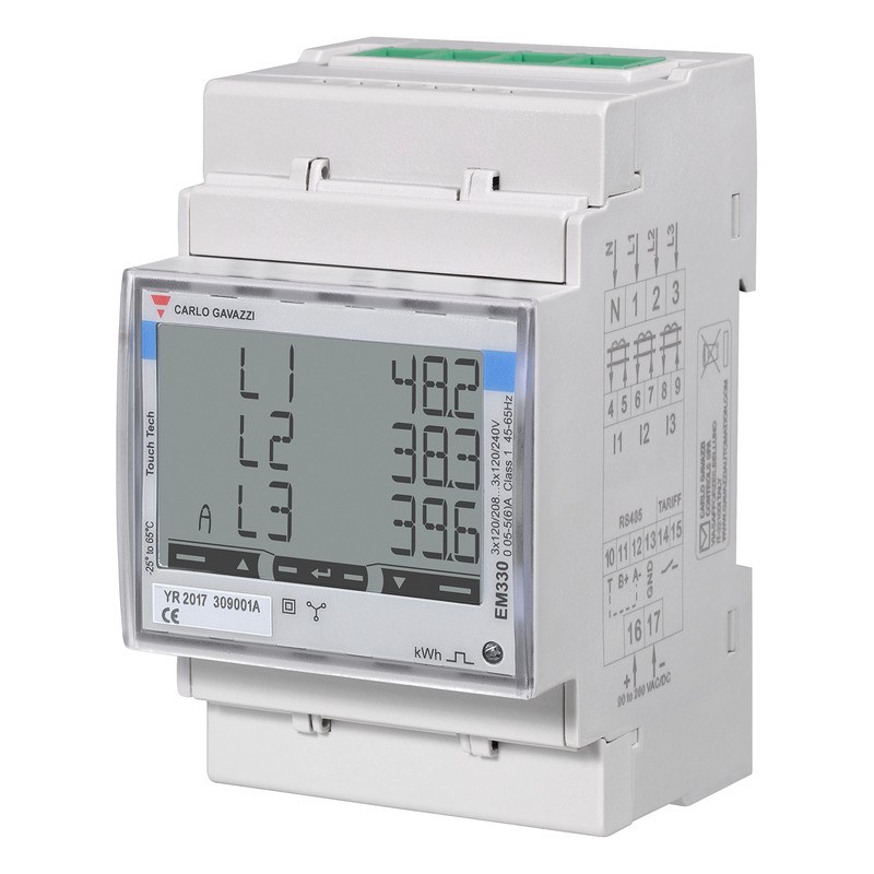 ENERGY METER EM330 3V 5A lk B 3-DIN M1 PFB
