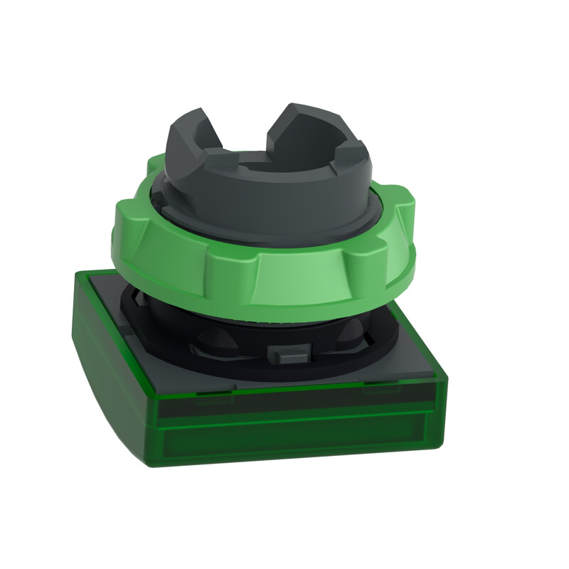 schneider electric Merkkivalon linssi schneider zb5cv033 vihreä neliö