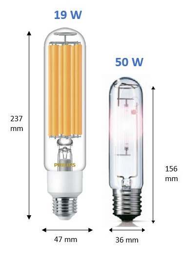 philips Rundstålande lampa e27 740 4000lm 50w=19w 230v ue