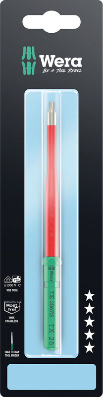 wera Screw bit wera kk vde 3067 is tx 20 tie sb
