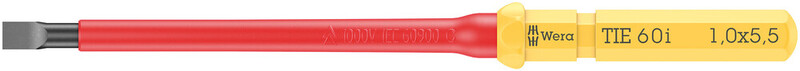 SCREW BIT WERA KK VDE 60 i 1,0 x 5,5 mm TIE