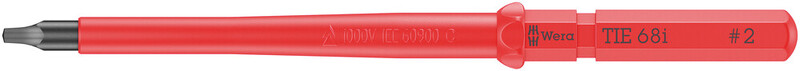 wera Screw bit wera kk vde 68 i 2 x 157 mm tie