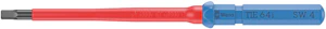wera Screw bit wera kk vde 64 i 4,0 x 157 mm tie