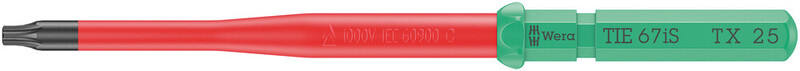 wera Screw bit wera kk vde 67 is tx 25 mm tie