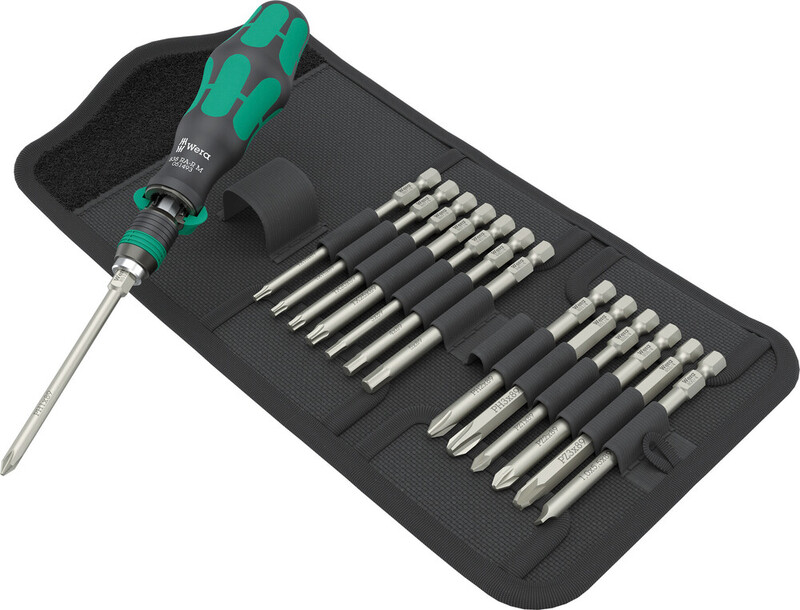 wera Screwdriver bit set wera kraftform kompakt 838 ra-r m
