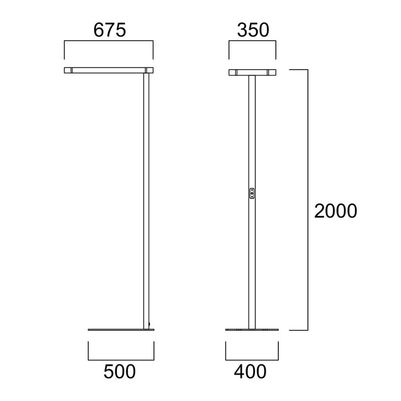sylvania Lattiavalaisin areum 94w 13700lm 4000k alu