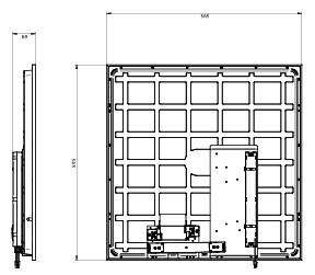 philips Modular luminaire coreline pan rc132v 34s/830 wia w60l60 oc