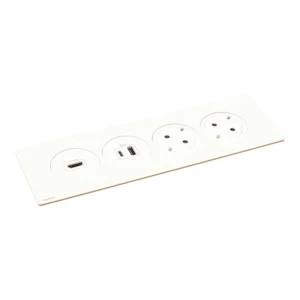 legrand Uttagspanel incara disq in 2sk hdmi usb wht cord