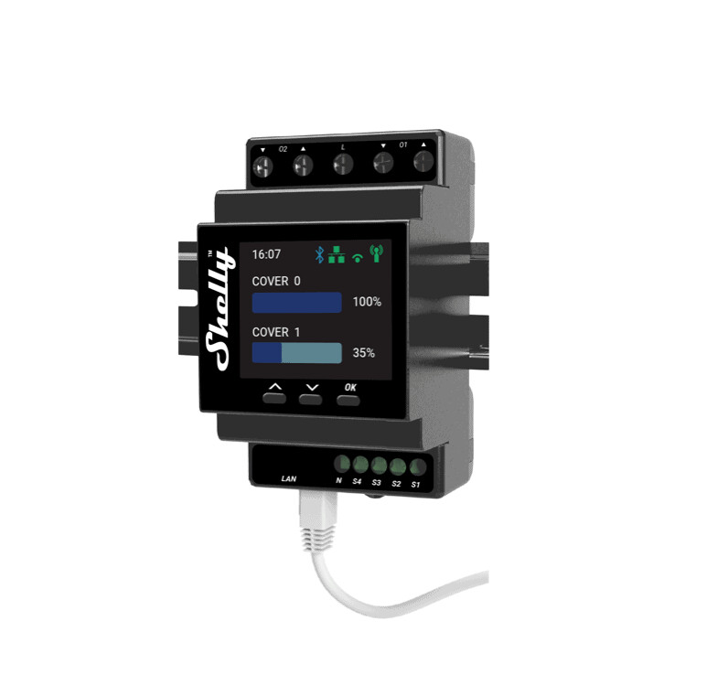 RELAY UNIT SHELLY PRO DUAL COVER PM
