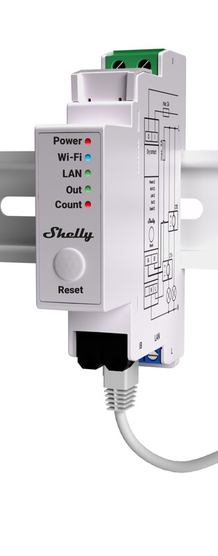 ENERGIEMÄTARE SHELLY PRO EM 50 2X50A CLAMPS