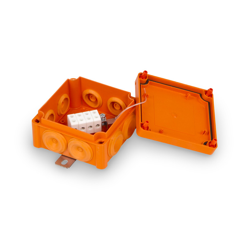 JUNCTION BOX 100X100MM PP 4X1,5-6 MM2 E90