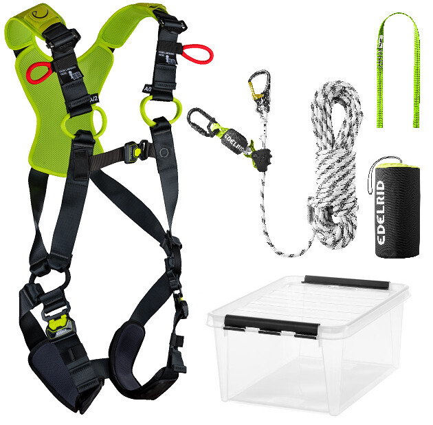 FALLSKYDDSPAKET EDELRID TAK FLEXLITE 140 20M S/M