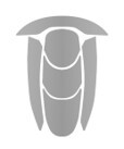REFLECTIVE STICKERS PRIMERO SV 6 SILVER TO ONE HELMET