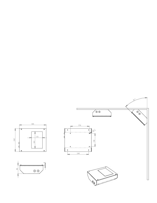 easy led Tunnelarmatur pro+ via pro+ via p 23w (surface)