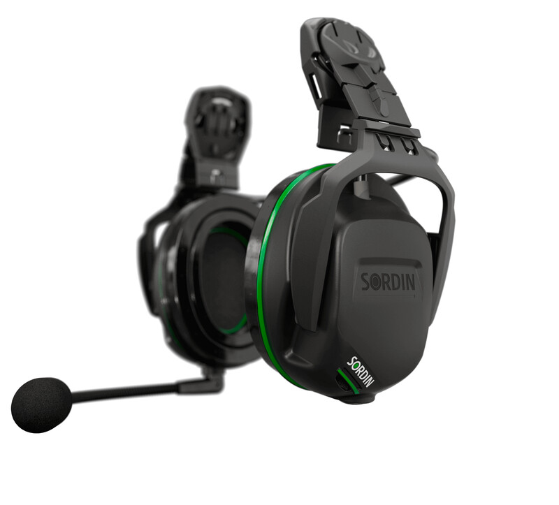 sordin Hörelseskydd share hjälm 20 gel. dynamic mesh. boom mic