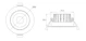 arten Downlight fokus ip65 820lm 10w 3k dali suun bs