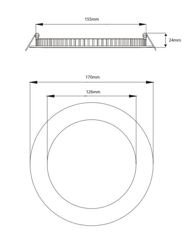 arten Downlight core dim downlight 12w zigbee cct