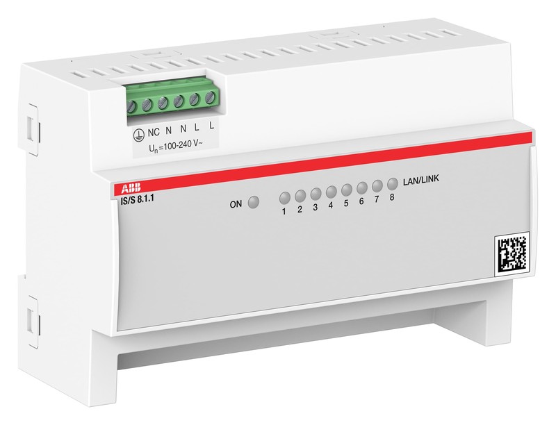 abb smart buildings Ethernet kytkin-abb 8-porttia din