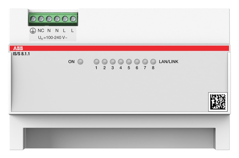 abb smart buildings Ethernet kytkin-abb 8-porttia din