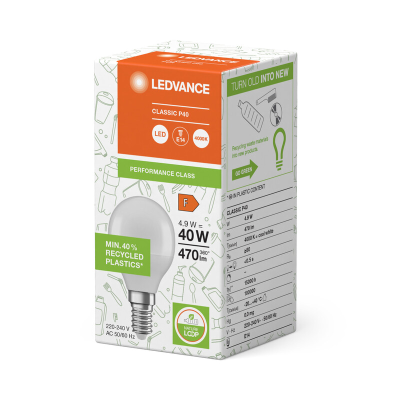 ledvance Pienkupulamppu performance clp 4,9w/840 470lm e14 op pcr