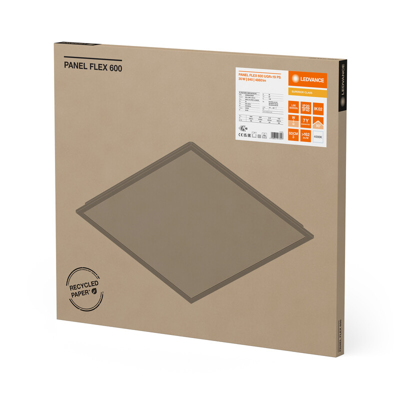 ledvance Modularmatur panel superior flex ip40 600 30w/840 ps ugr19