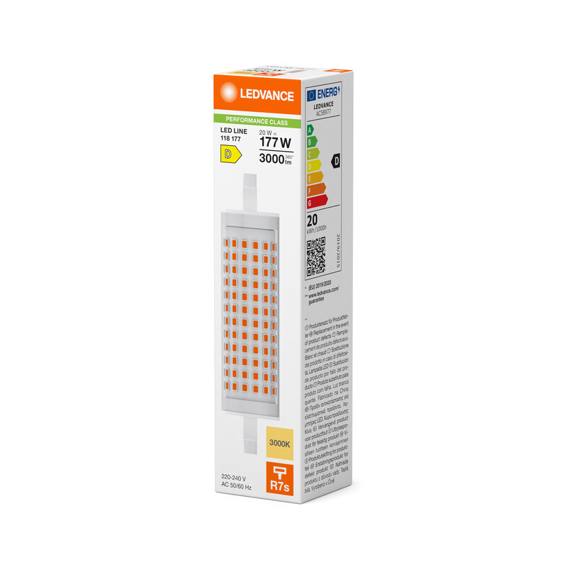 ledvance Led-lamp parathom special line118 20w/830 3000lm r7s
