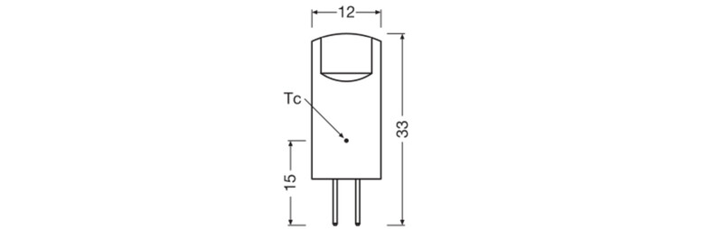ledvance Led-lamp parathom special pin 1,5w/827 200lm g4 cl