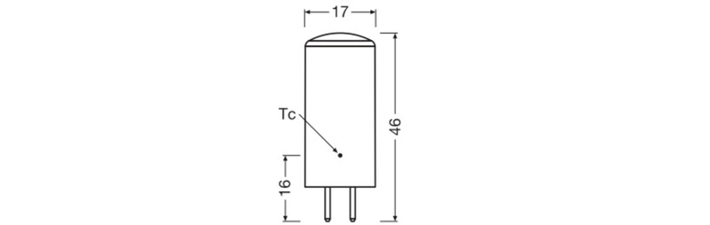 ledvance Pie. lamp. performance special pin 4w/827 470lm gy6.35 dim cl