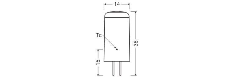 ledvance Pie. lamp. performance special pin 2,2w/827 300lm g4 cl
