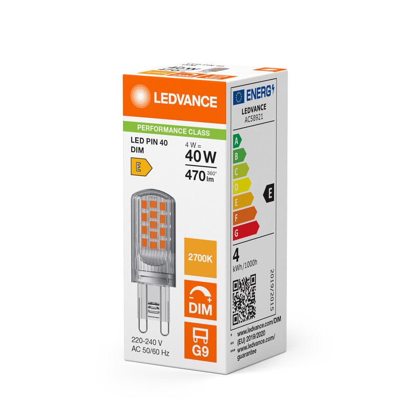 ledvance Led-lamp parathom special pin 4w/827 470lm g9 dim cl