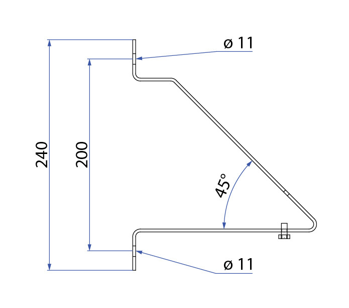 i-valo Mounting bracket 6060