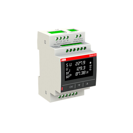 abb smart buildings Monimittari abb d1m 3v 400v 5a lk0,5 din modbusrtu